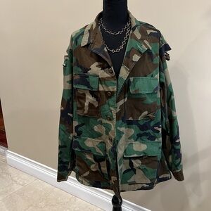 Propper Vintage Camo Jacket - Olive distressed